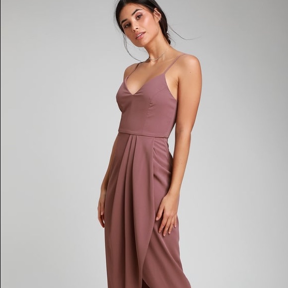Lulus Dresses & Skirts - Lulu’s Mauve Midi Dress